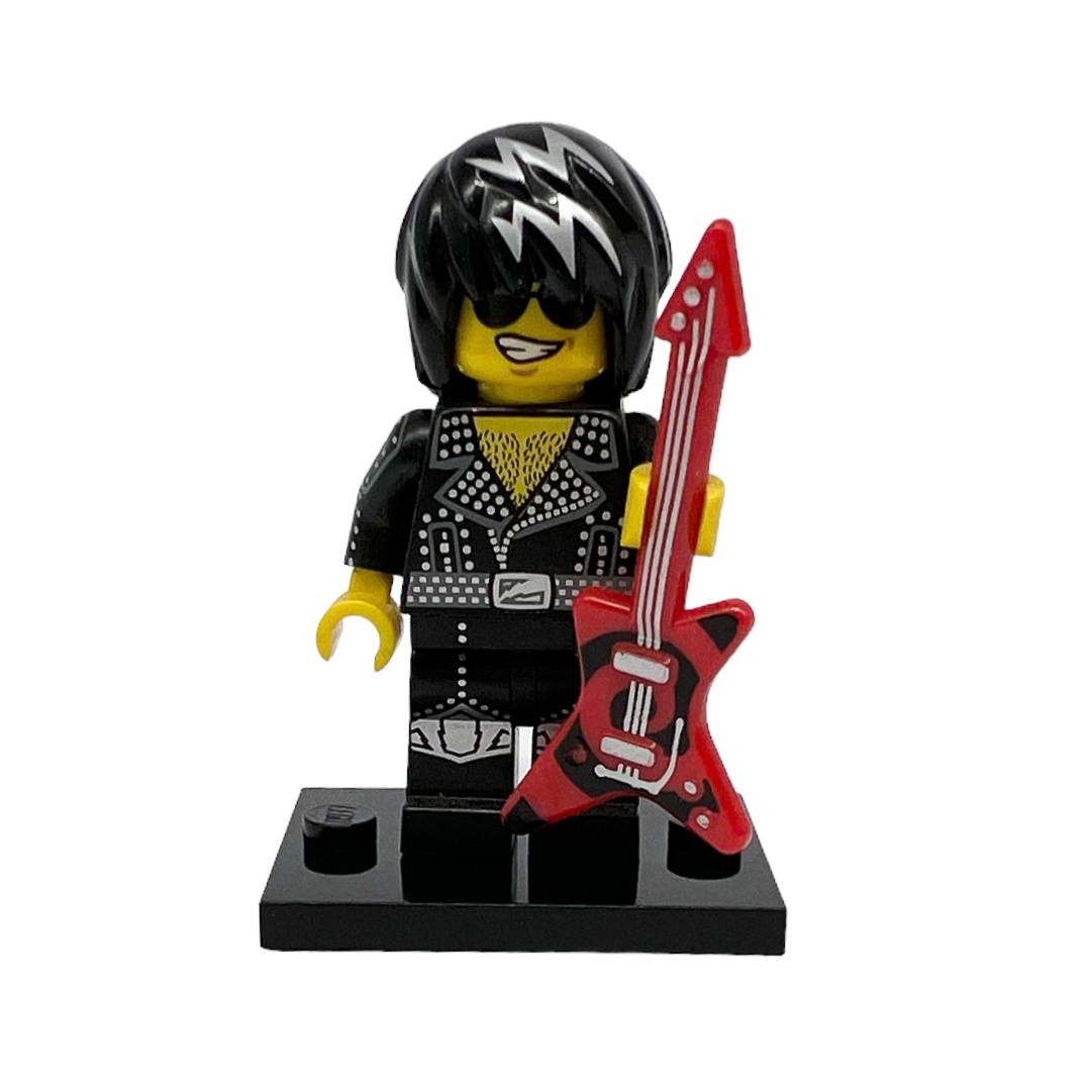 Lego Series 12 Rock Star Minifigure Col190 Cw Collectables Lego